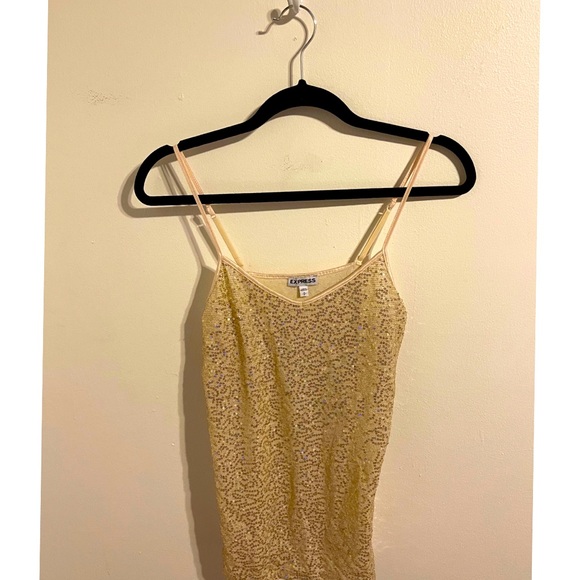 Sequins cami by Express. - Picture 1 of 3